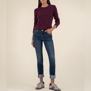 KUT FROM THE KLOTH® Catherine High Rise Boyfriend Jeans (Fab Ab Fit Technique)☀️